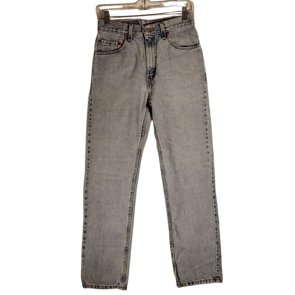Levi's 505 vintage jeans mens 29x30 blue denim straight leg made in USA Y2K 90's